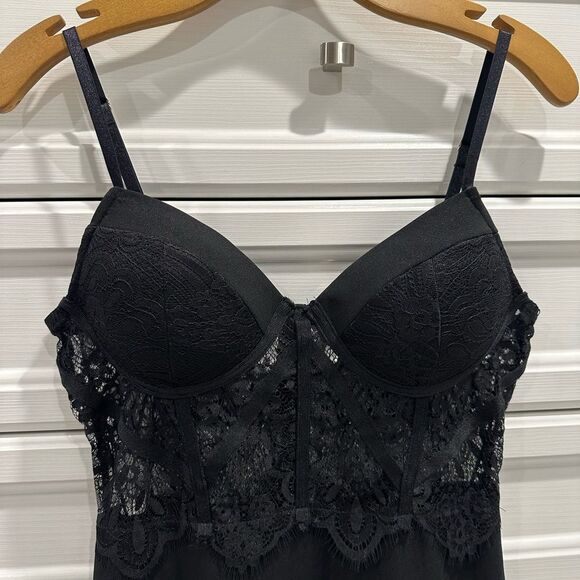 Corset Top Lace Cocktail Dress - Picture 2 of 9